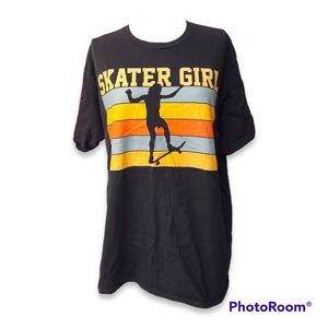 NWOT Skater Girl TShirt Sz XL